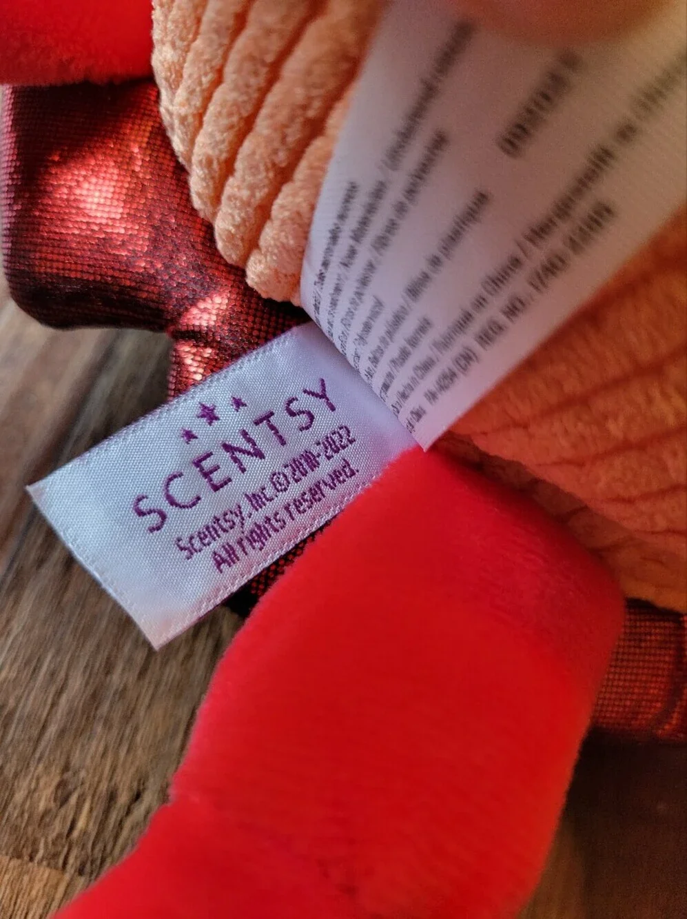Scentsy Buddy With Scent Pack Sebastian From The Little Mermaid
